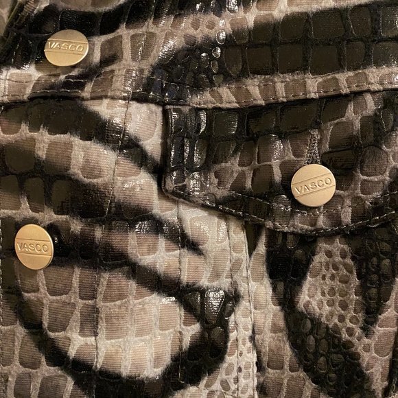 Stunning Vintage Vasco Jeans Animal-Print Jacket - Picture 5 of 5